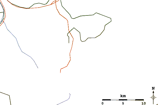 Roads and rivers around Schwarzmönch