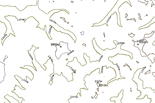 Mountain peaks around Seahpo Peak