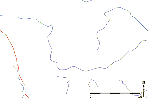 Roads and rivers around Seana Bhràigh