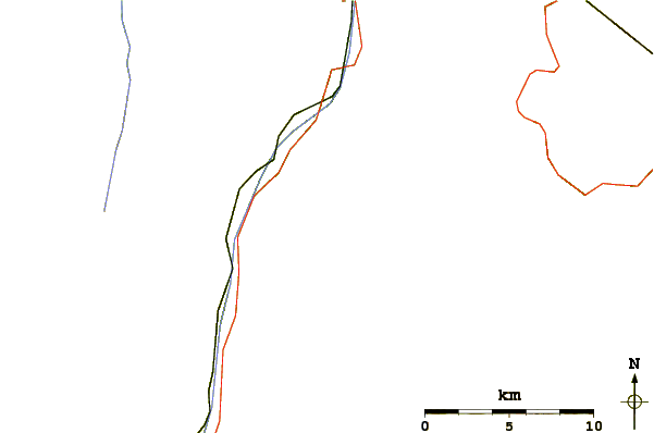 Roads and rivers around Seetalhorn