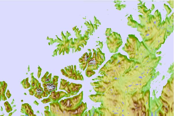 Surf breaks located close to Seilandstuva