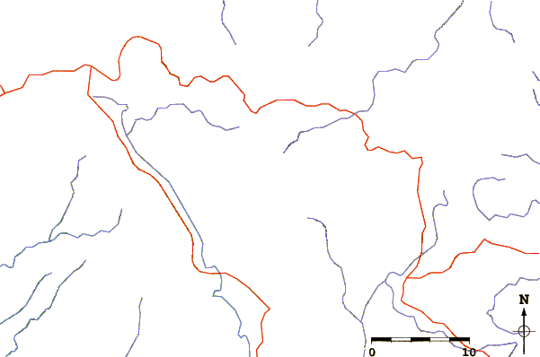 Roads and rivers around Sekincau Belirang