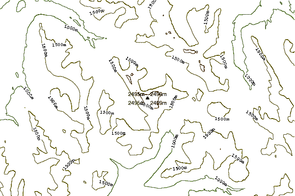 Mountain peaks around Sentinel Peak (British Columbia)