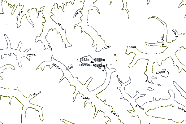 Mountain peaks around Sepu Kangri