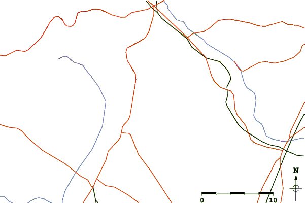 Roads and rivers around Serra Calderona