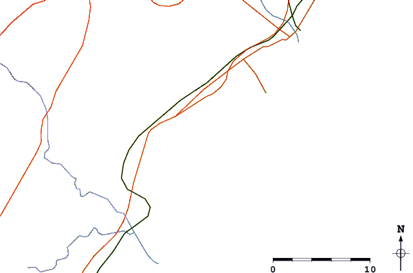 Roads and rivers around Serra d'Irta