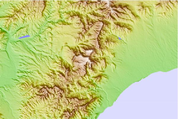 Surf breaks located close to Serra de Llaberia