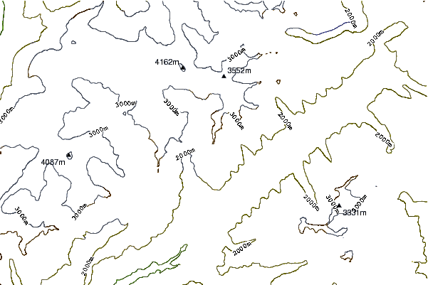 Mountain peaks around Setzehorn