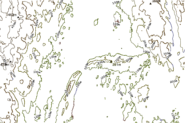 Mountain peaks around Seven Sisters (Massachusetts)