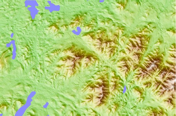 Surf breaks located close to Seymour Mountain (Franklin County, New York)