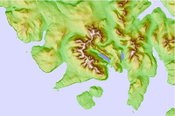 Surf breaks located close to Sgurr Mhic Choinnich