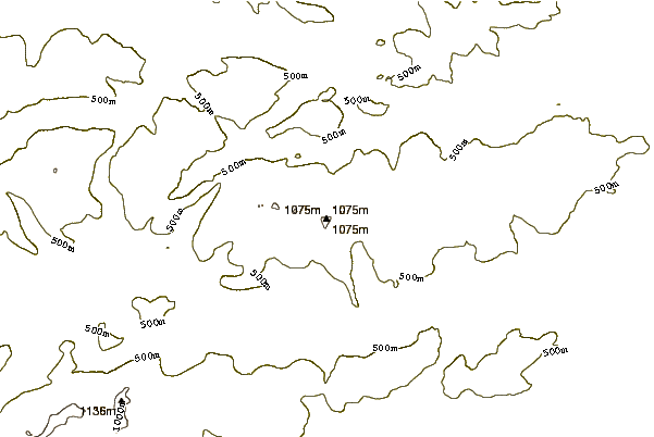 Mountain peaks around Sgùrr a' Choire Ghlais