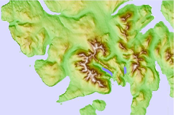 Surf breaks located close to Sgurr a' Mhadaidh