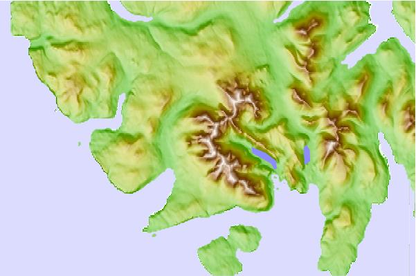 Surf breaks located close to Sgurr na Banachdich