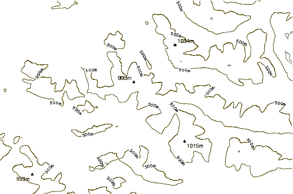 Mountain peaks around Sgurr na Sgine