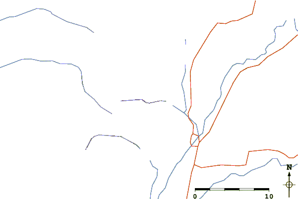 Roads and rivers around Shadow Peak