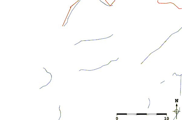 Roads and rivers around Shaheeya Peak