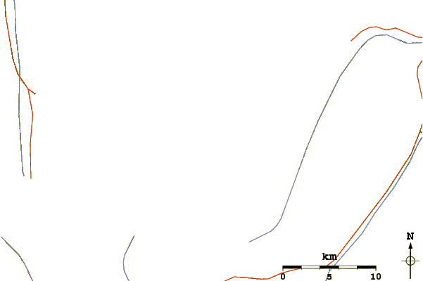 Roads and rivers around Shaigiri