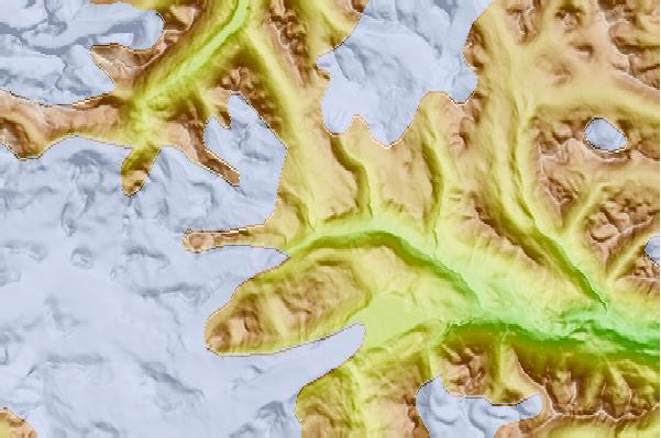 Surf breaks located close to Sham Hill