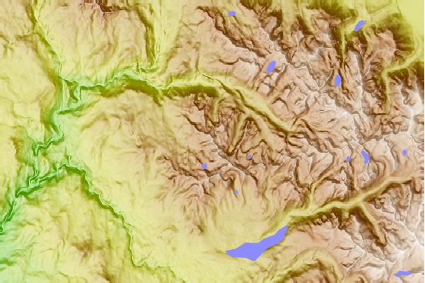 Surf breaks located close to Sharktooth Peak