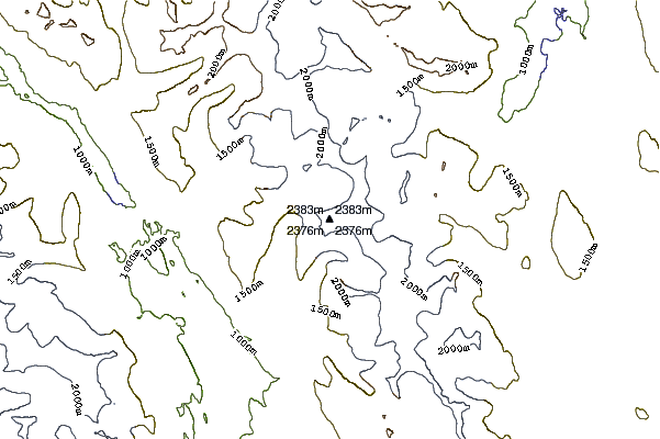 Mountain peaks around Shelagyote Peak (Sicintine Range)