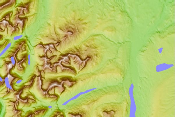 Surf breaks located close to Sherburne Peak