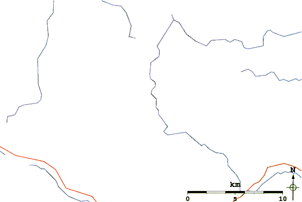 Roads and rivers around Shillhope Law