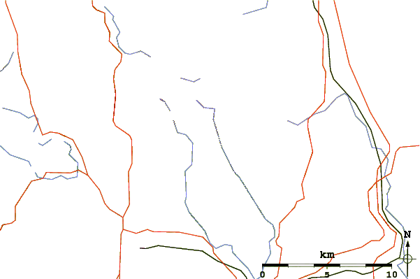 Roads and rivers around Shipman Knotts