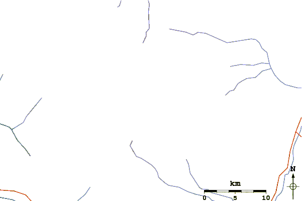 Roads and rivers around Shisha Pangma