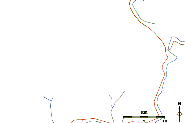 Roads and rivers around Shispare