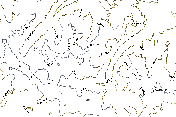 Mountain peaks around Shkhelda