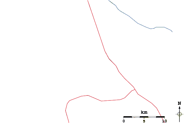 Roads and rivers around Sia Kangri