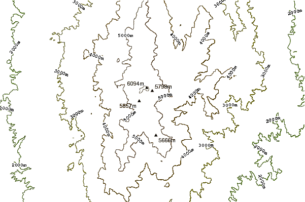 Mountain peaks around Sierra De Famatina