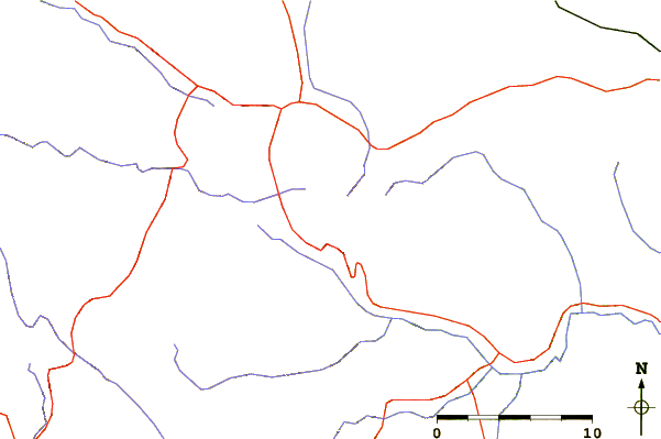 Roads and rivers around Sierra de Albarracín