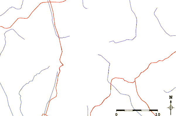 Roads and rivers around Sierra de Gúdar