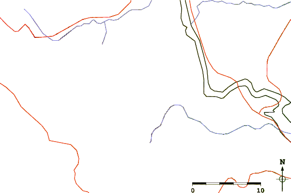 Roads and rivers around Peñaescabia (Sierra del Torro)