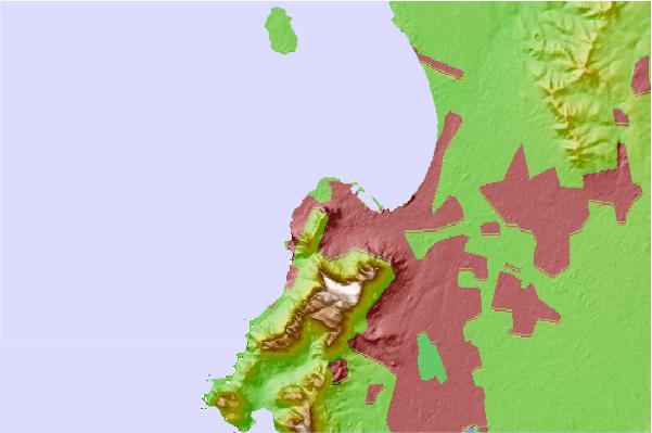 Surf breaks located close to Signal Hill (Cape Town)