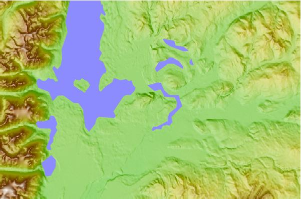 Surf breaks located close to Signal Mountain (Wyoming)