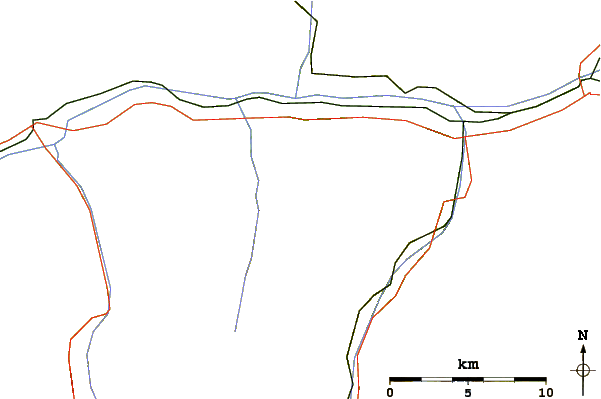 Roads and rivers around Signalhorn