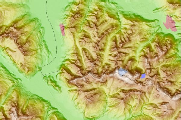 Surf breaks located close to Silberhorn (Liechtenstein)