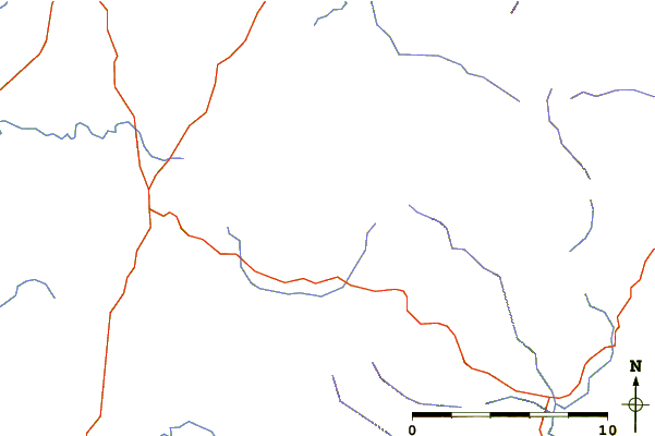 Roads and rivers around Silsean