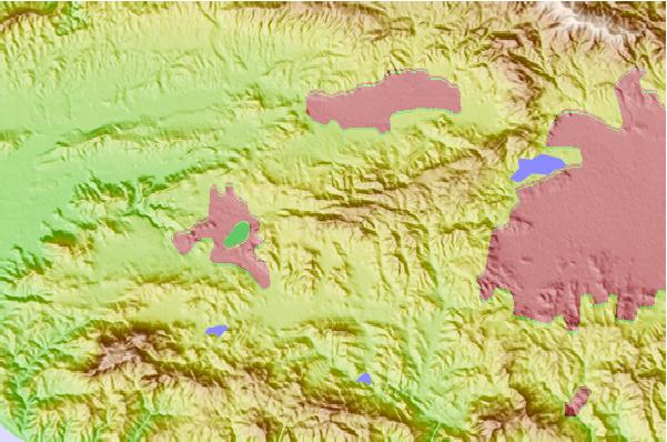 Surf breaks located close to Simi Peak