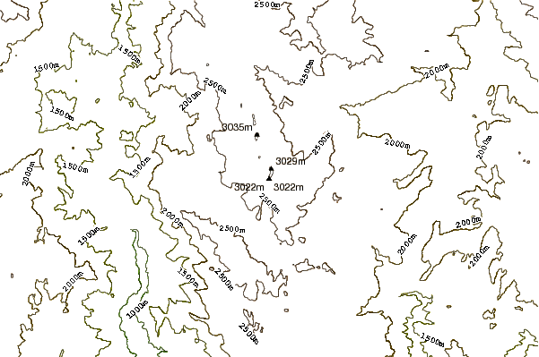 Mountain peaks around Sirretta Peak