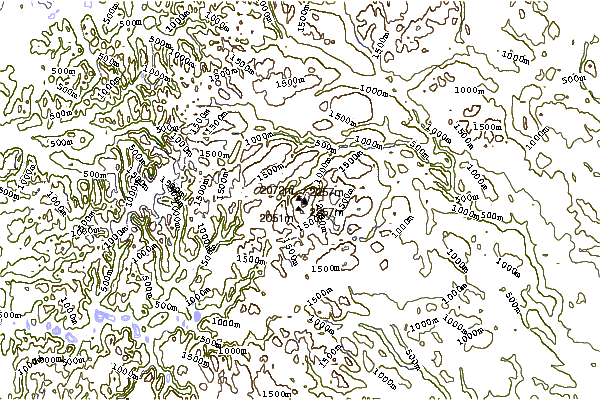 Mountain peaks around Skarstind