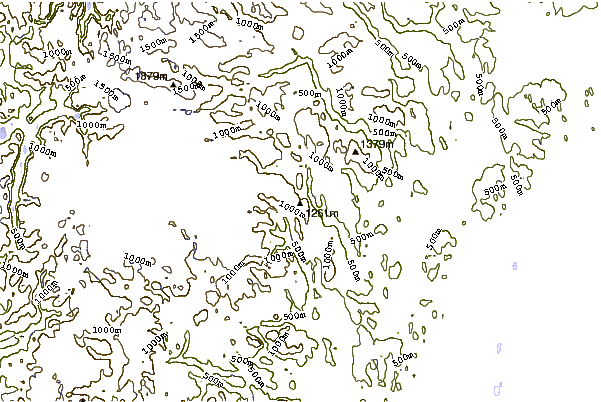 Mountain peaks around Skirveggen