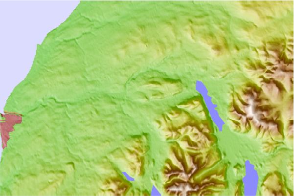 Surf breaks located close to Slate Fell