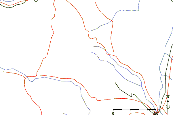 Roads and rivers around Slemen