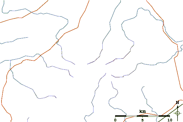 Roads and rivers around Slieve Bloom Mountains