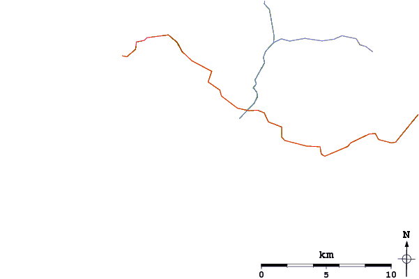 Roads and rivers around Slieve League