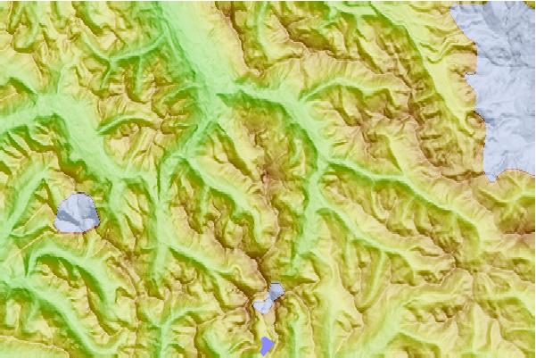 Surf breaks located close to Sloan Peak